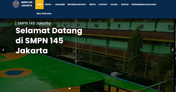 contoh-website-sekolah-SMPN-145-Jakarta