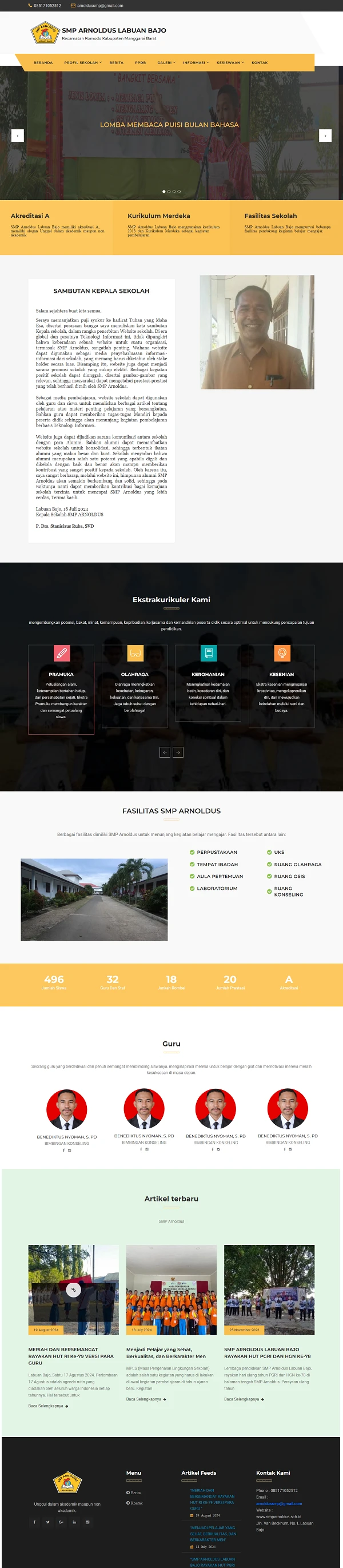 contoh-website-sekolah-SMP-Arnoldus-Labuan-Bajo