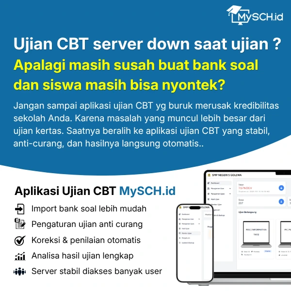 Aplikasi Ujian CBT MySCH.id