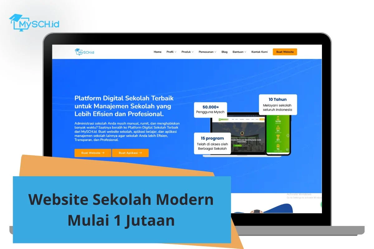 Paket Website Sekolah Profesional Mulai 1 Jutaan